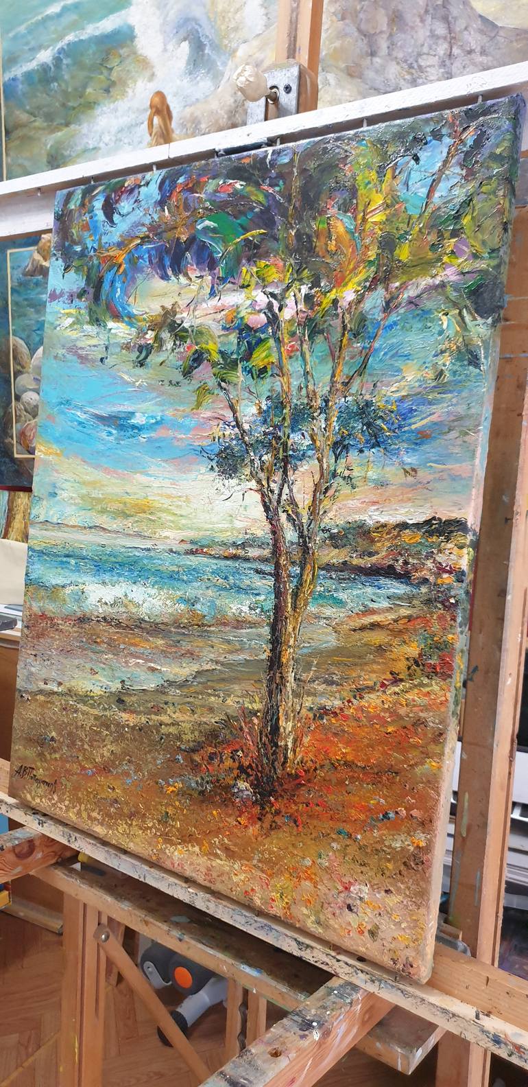 Original Other Nature Painting by Agron Bejte Παπαγιάννης