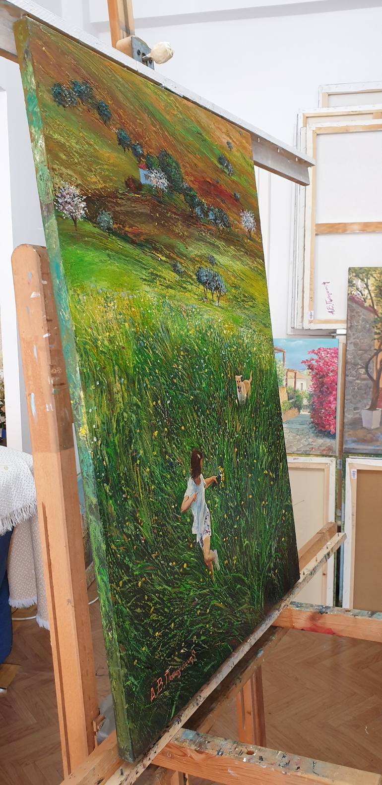 Original Other Nature Painting by Agron Bejte Παπαγιάννης
