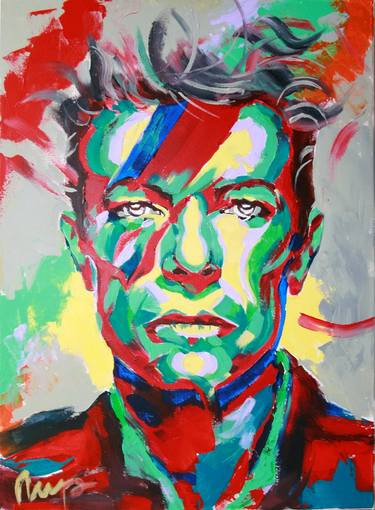 Print of Pop Art Portrait Paintings by Mara Marcu