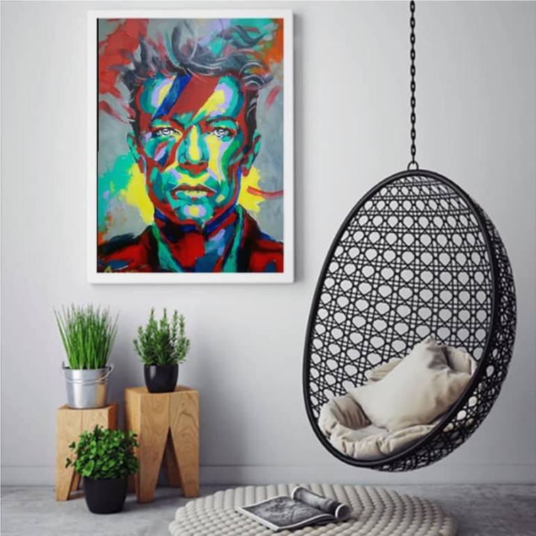 Original Spontaneous Realism Portrait Painting by Mara Marcu