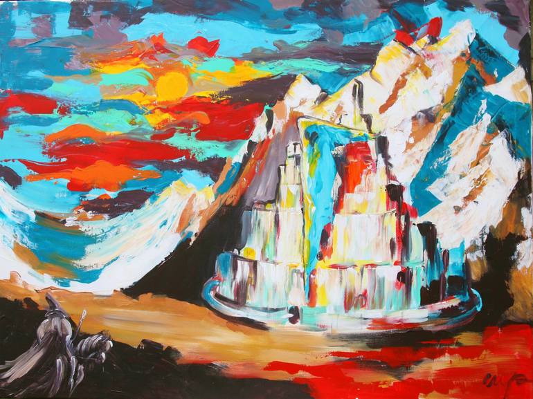 Minas Tirith Gondor artwork - view more Lord of the Rings paintings