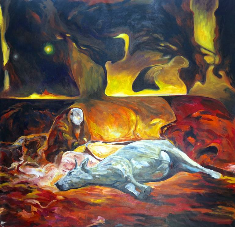Print of Abstract Animal Paintings by Mariano Piantoni
