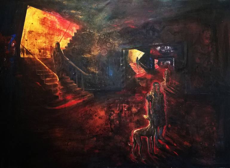 Print of Expressionism Men Paintings by Mariano Piantoni