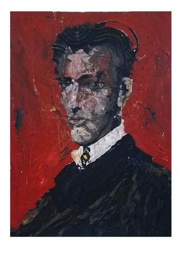 Print of Expressionism Portrait Paintings by Mariano Piantoni