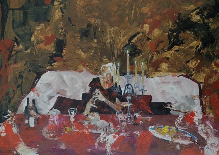 Print of Figurative Women Paintings by Mariano Piantoni
