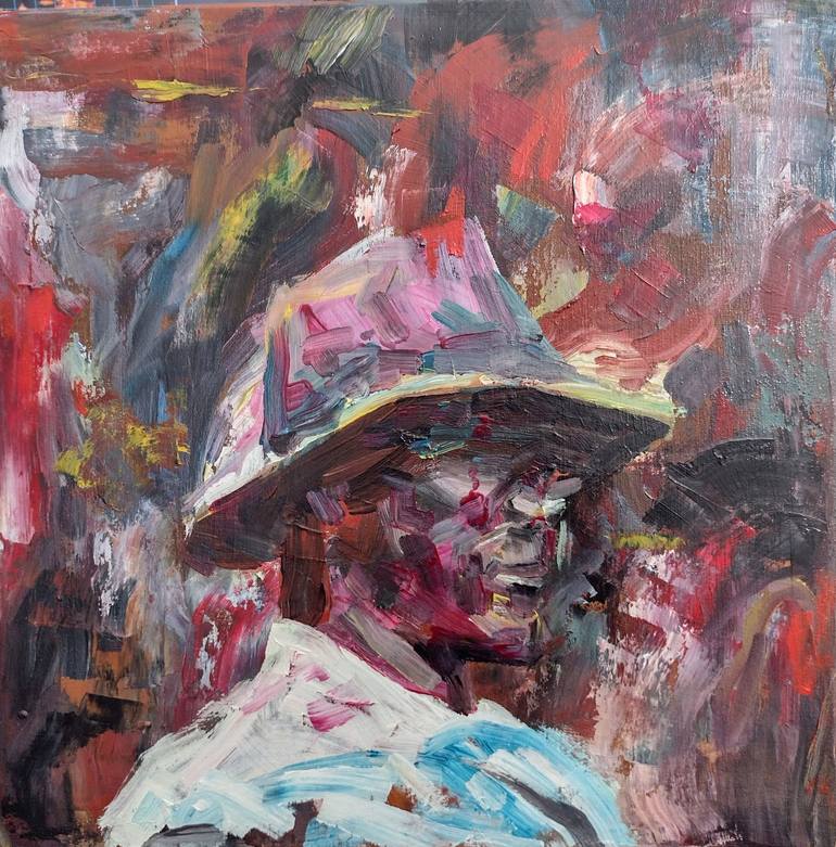 Print of Abstract People Paintings by Mariano Piantoni