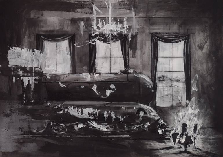 Print of Figurative Train Drawings by Mariano Piantoni