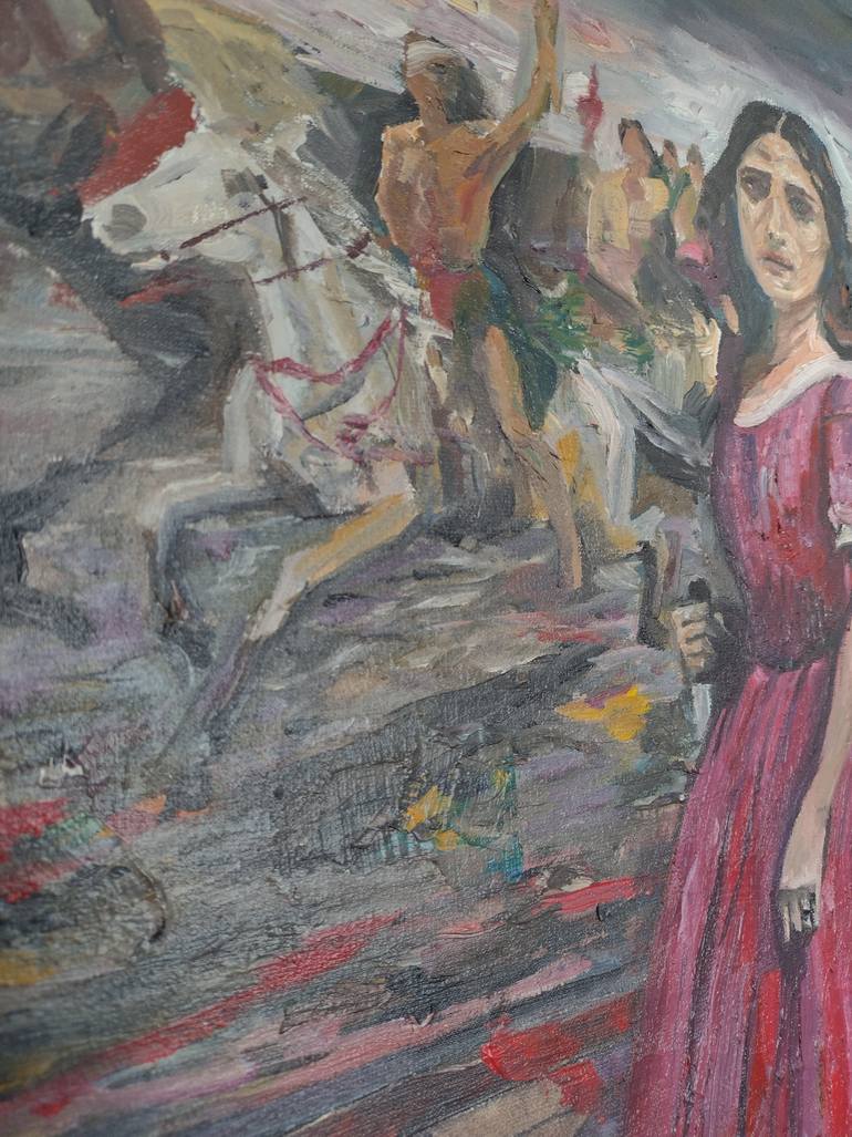 Original Contemporary Women Painting by Mariano Piantoni