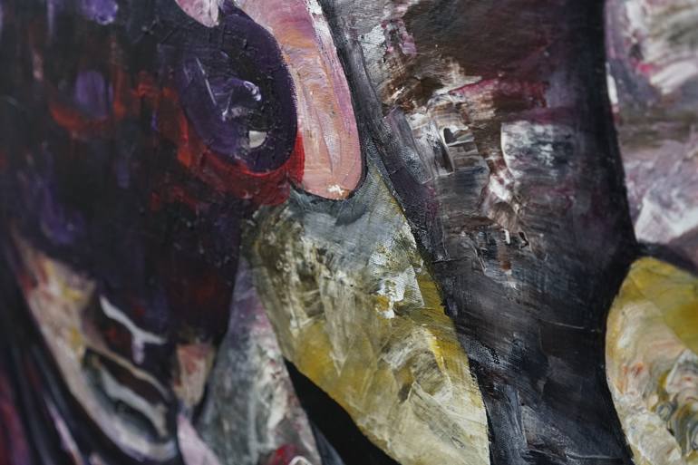 Original Expressionism Men Painting by Mariano Piantoni