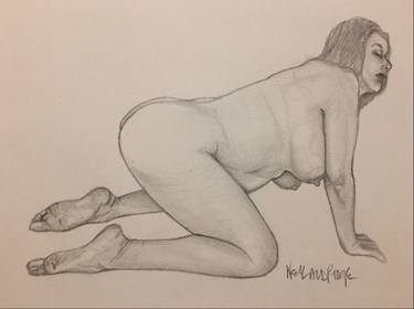 Original Figurative Nude Drawings by neil aldridge