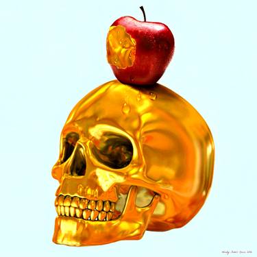 Original Conceptual Mortality Digital by Wendy Fabels Kruse