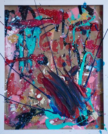 Original Abstract Painting by M Mystery Artist