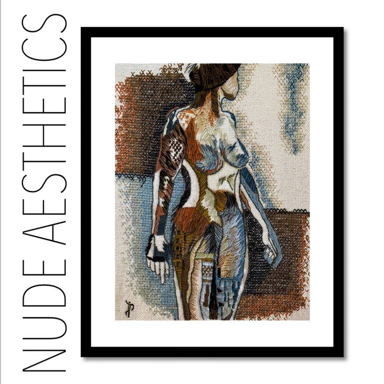 Original Abstract Expressionism Nude Painting by Puja Bhakoo
