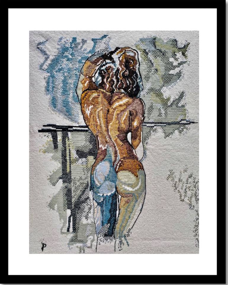 Original Abstract Nude Painting by Puja Bhakoo