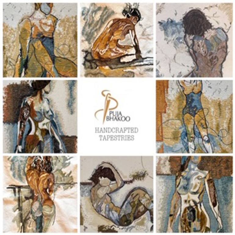 Original Abstract Nude Painting by Puja Bhakoo