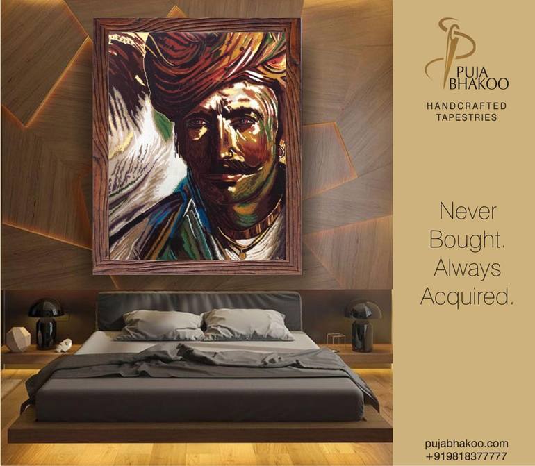 Original Folk People Painting by Puja Bhakoo