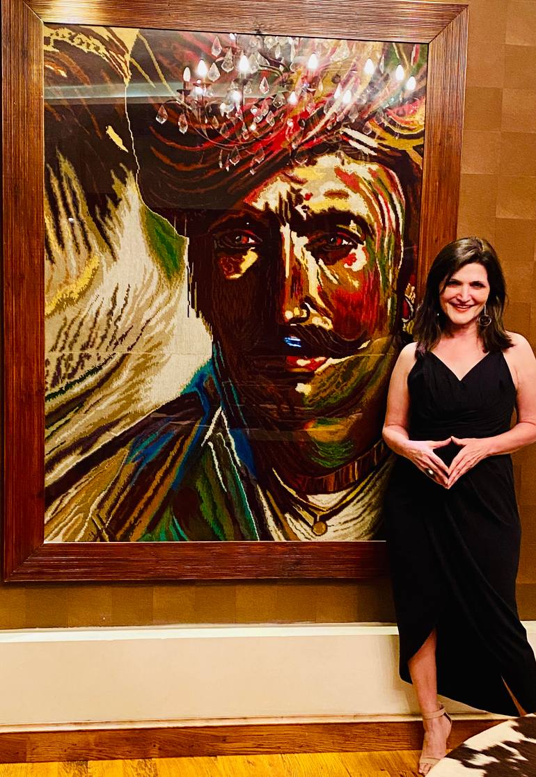 Original Folk People Painting by Puja Bhakoo