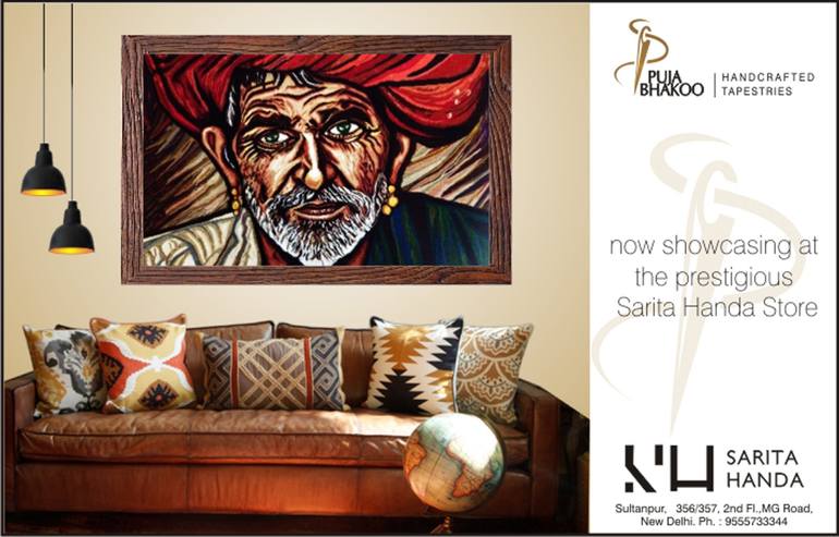 Original Figurative People Painting by Puja Bhakoo