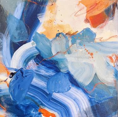 Original Abstract Expressionism Abstract Painting by Kathleen Funk