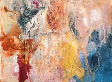 Original Abstract Expressionism Abstract Painting by Kathleen Funk