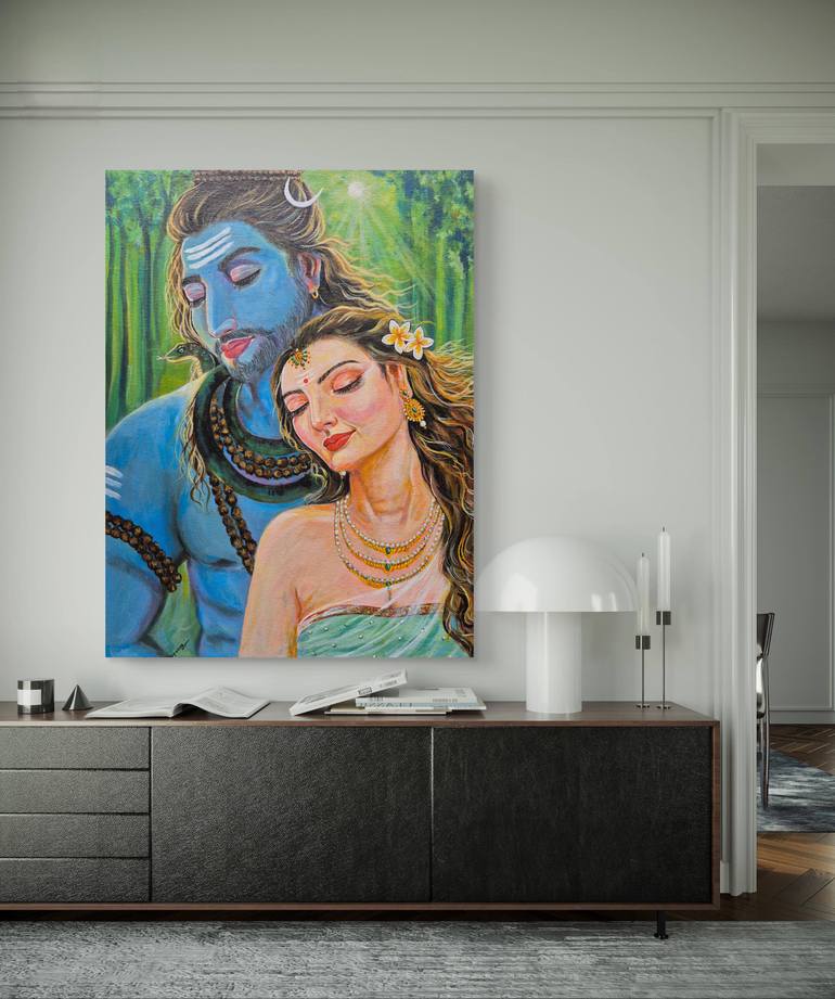 Original Photorealism People Painting by Suprava Swain