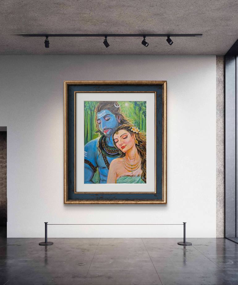 Original Photorealism People Painting by Suprava Swain