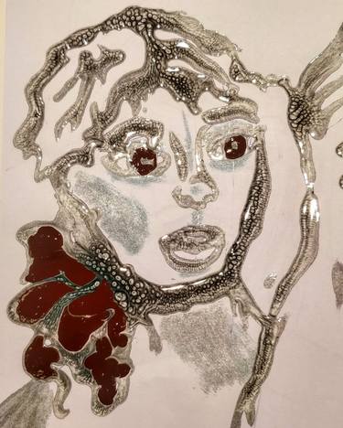 Original Conceptual People Painting by Isabel Moreno