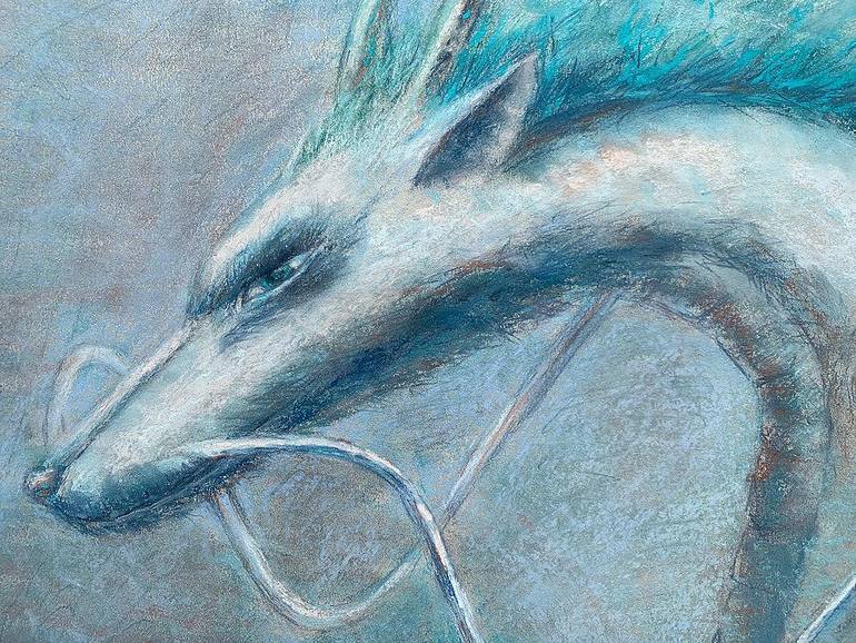 Original Expressionism Animal Drawing by Tatsiana Ilyina
