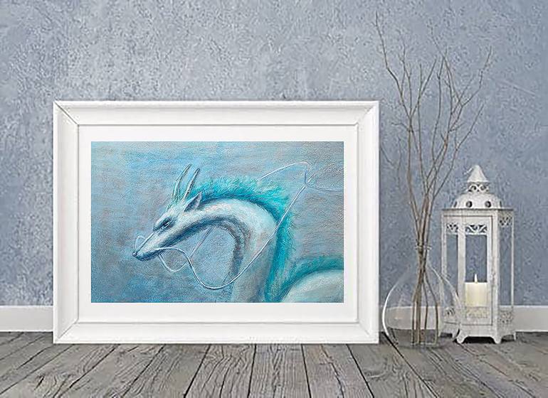 Original Expressionism Animal Drawing by Tatsiana Ilyina