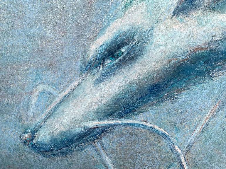 Original Expressionism Animal Drawing by Tatsiana Ilyina