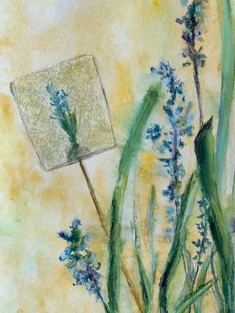 Original Abstract Expressionism Floral Drawing by Tatsiana Ilyina