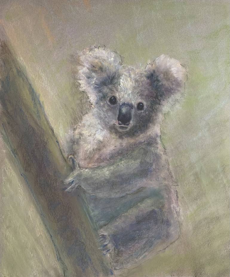 Cartoon Koala Baby Bear Cute Animal Paint By Numbers Canvas Wall Art Painting 