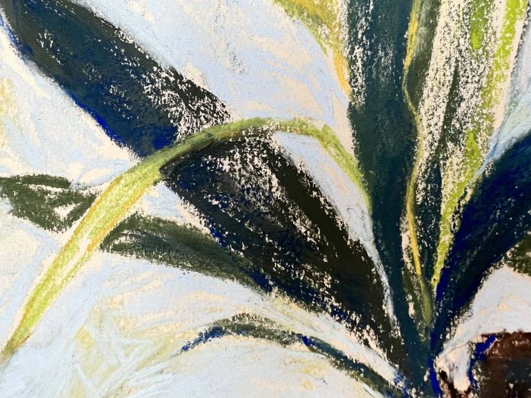 Original Art Deco Floral Drawing by Tatsiana Ilyina