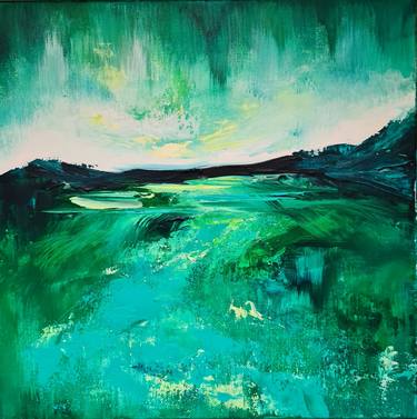 Original Abstract Water Paintings by Marketa Konrad