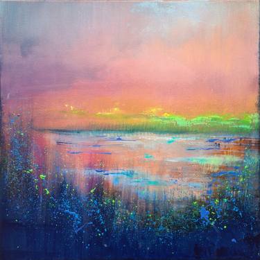 Original Abstract Expressionism Landscape Paintings by Marketa Konrad