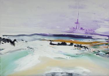 Original Abstract Landscape Paintings by Marketa Konrad