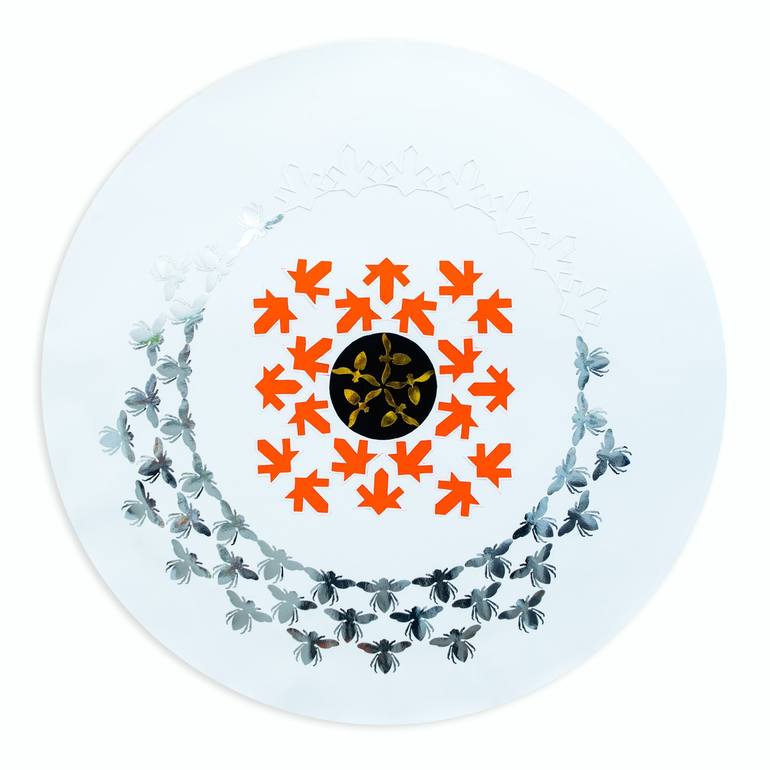 Print of Abstract Geometric Collage by Huma Shoaib