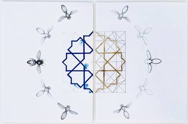 Print of Geometric Drawings by Huma Shoaib