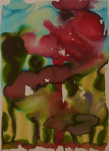 Original Abstract Painting by L R Roberts