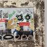 Music is one of the biggest influences on all of us. Sometimes I feel myself dissolve into these sounds and the result can be unexpected. These robots were created under the very special tracks of Isaak Chamber, one of my favorite DJ.

This artwork is made on a wooden panel and framed with an antiqued metal frame. 
180x100 cm / 71"x39"  frame sizes. 
140x60 cm / 55"x24" painting size without fame
Will be shipped in a wooden crate. 
Ready to go on the wall out of the package.  
Semi-gloss varnish to protect from UV and dust. 
Bespoke certificate of authenticity.
.
.
.
***commissions accepted