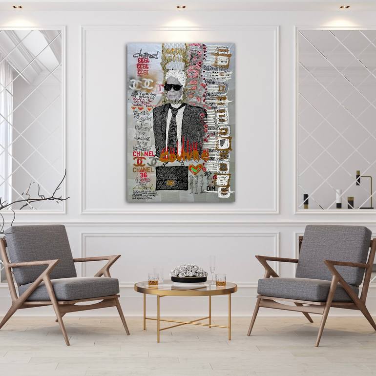 Original Expressionism Fashion Painting by Dimitri Zoellin