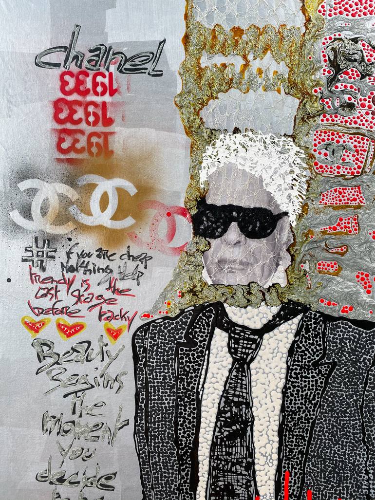 Original Expressionism Fashion Painting by Dimitri Zoellin