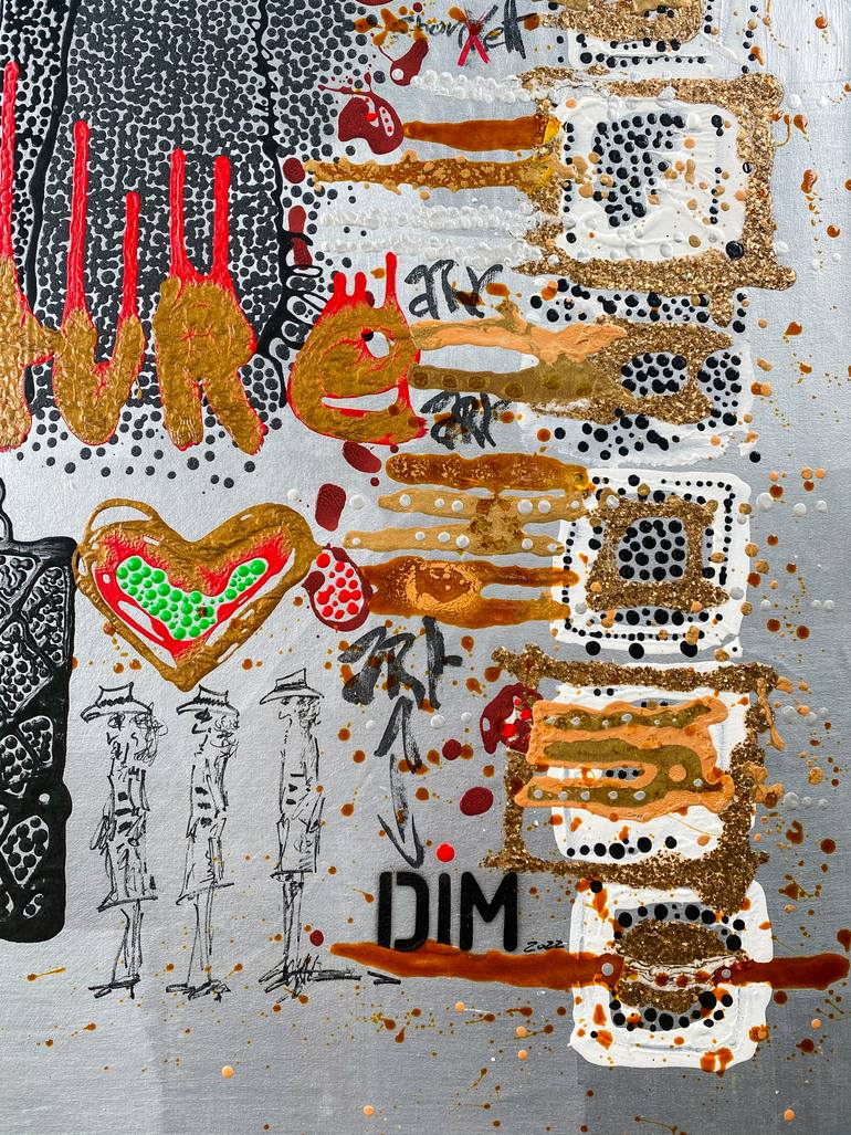 Original Expressionism Fashion Painting by Dimitri Zoellin