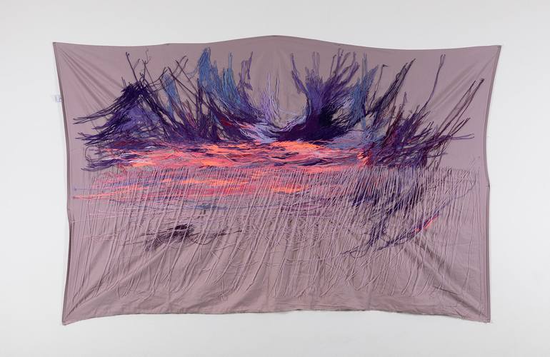Original Abstract Expressionism Landscape Painting by Carmen Mardonez