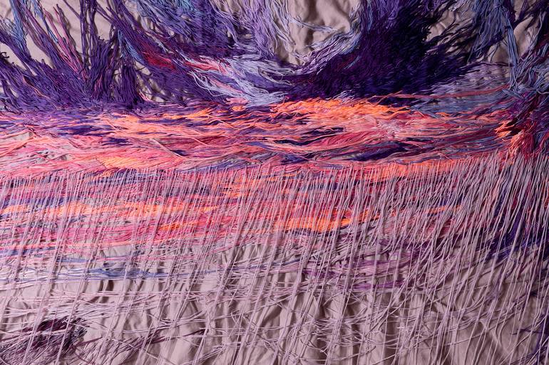 Original Abstract Expressionism Landscape Painting by Carmen Mardonez
