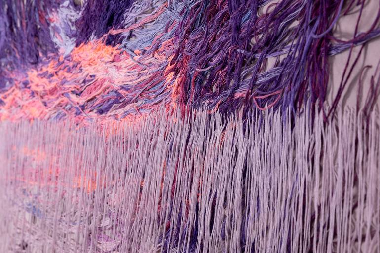Original Abstract Expressionism Landscape Painting by Carmen Mardonez