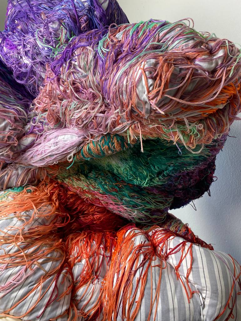 Original Abstract Expressionism Landscape Sculpture by Carmen Mardonez