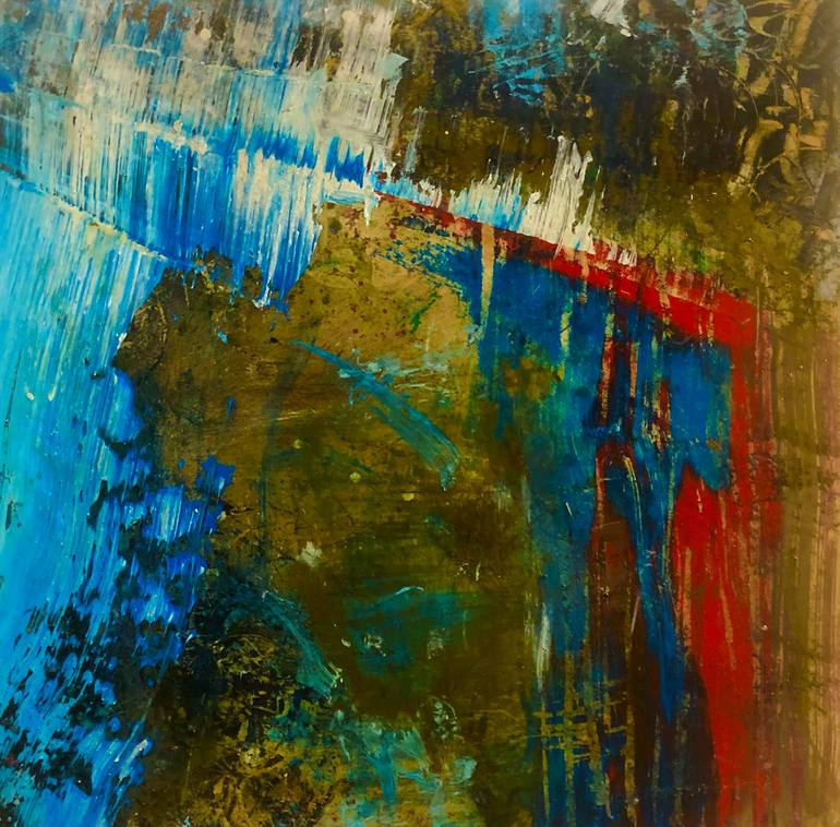 Original Contemporary Abstract Painting by Steve Chivalry