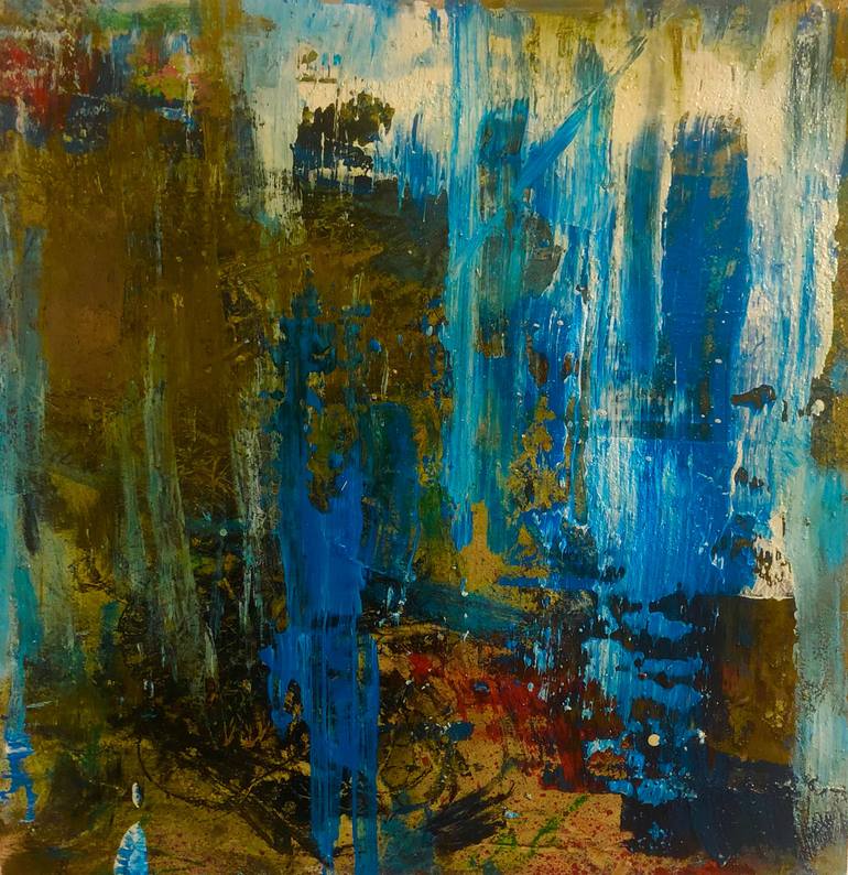 Original Contemporary Abstract Painting by Steve Chivalry