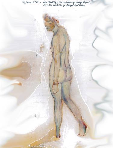 Print of Figurative Nude Paintings by Steve Chivalry